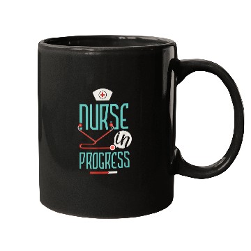 Discover nurses Job In Progress Nursing Student Future nurses Mugs