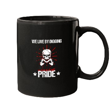Discover Excavator Fun Mens Backhoe Operator Design for Excavator Sand Digger 9 Mugs