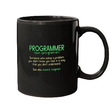 Discover Funny Programmer Wizard Magician Computer Coder 21 Mugs