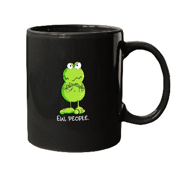 Discover Frog Pet Grumpy Ew People Frog Statement Sarcastic Mugs