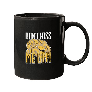 Discover Python Pet Snake Dont hiss me off Banana Ball Python Mugs