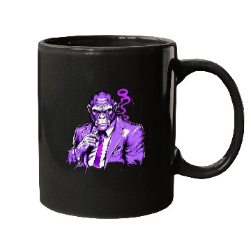 Discover Gorilla Pet Cool Boss Chimpanzee Thinking Ape Monkey Gorilla Mugs