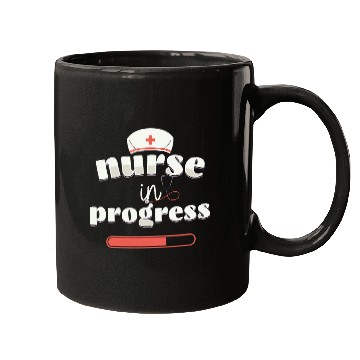 Discover nurses Job In Progress Design Nursing Student Future nurses Mugs