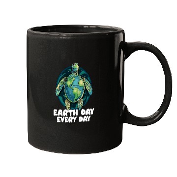 Discover Turtle Pet Earth Day Everyday Sea Turtle Environment Save Earth Mugs