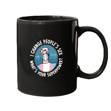 Discover Trans Doctor Correct Gender Identity Transgender Pride Mugs