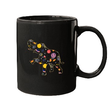 Discover Elephant Mammal Celestial Animals Space Aesthetic Solar Planets Mugs