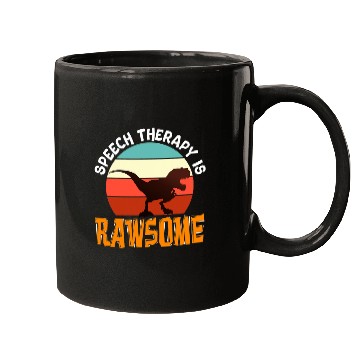 Discover Dinosaur Pet SLP Therapy Dinosaur Rawsome Speech Language Pathologist1 Mugs