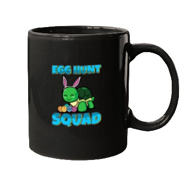 Discover Turtle Pet Egg Hunt Squad Cute Turtle Easter Eggs Hunting Mugs