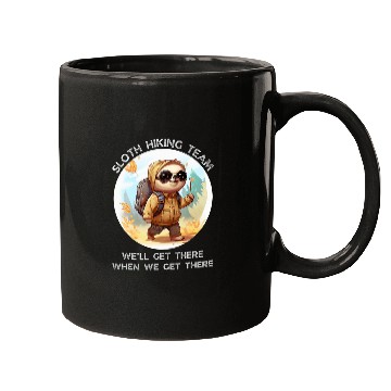Discover Sloth Pet Hiking Team 9 9 Mugs