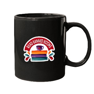Discover Book Fun READ BANNED BOOKS book lover bibliophile librarian reading Mugs