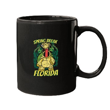 Discover Turtle Pet Spring Break Florida Cute Beach Vacation Mugs
