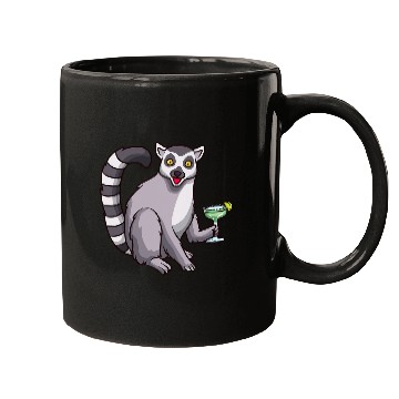 Discover Lemur Pet Drinking Margarita Mugs