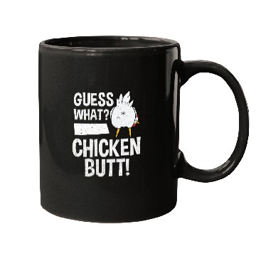 Discover Chicken Pet Guess What Chicken Butt Farm Lover Farmer Wife Mugs