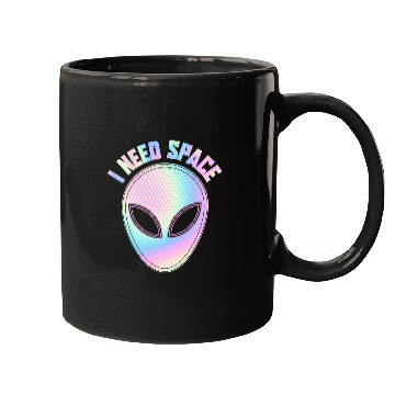 Discover Aliens UFO I Need Space Aliens are real Funny Cute Alien Face Lover UFO Mugs