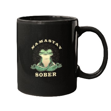 Discover Frog Pet Narcotics Anonymous Frog Namastay Sober Support Sobriety Mugs