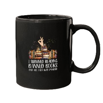 Discover Book Fun Bookaholic I Read Banned Books Funny Mugs