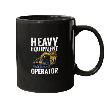 Discover Excavator Fun Equipment Operator Construction Worker Construction Site Digger Driver Mugs