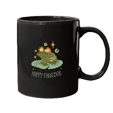 Discover Frog Pet Passover Happy Passover funny frog Pesach seder Mugs