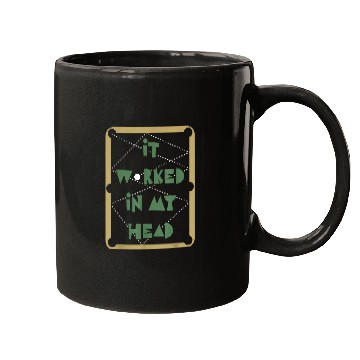 Discover Sport Billiard It Worked In My Head Pool Billiard Team Mugs