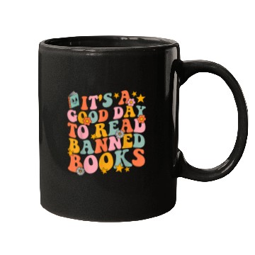 Discover Book Fun Read Banned Books Groovy Library Reading Lovers Mugs