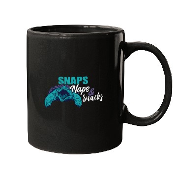Discover Turtle Pet Naps And Snacks Aligator Snapping Turtle Snapping Mugs