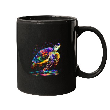Discover Turtle Pet Tortoise Waterturtle Ocean Natural Environment 15 Mugs