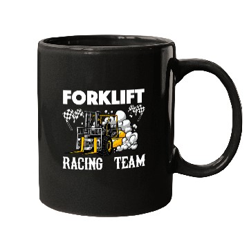 Discover Forklift Fun Racing Team Forklift Operator Forklift Truck Driver Mugs