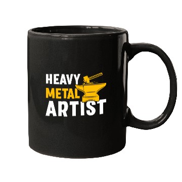 Discover Heavy Metal Artist For A Blacksmith Mugs