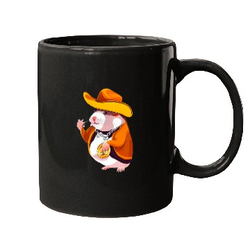 Discover Hamster Pet Cowboy Funny and Cool Animal Lover Design Mugs