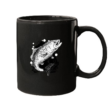 Discover Fishing Fun Brook Trout Creative Gift for Fishermen Mugs