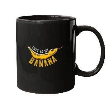 Discover Python Pet ball python coral python noodle reptile snake animal banana Mugs