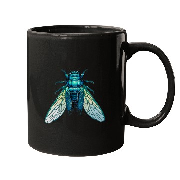 Discover Cicada Insect 2024 Bug Colorful Entomology Entomologist Mugs