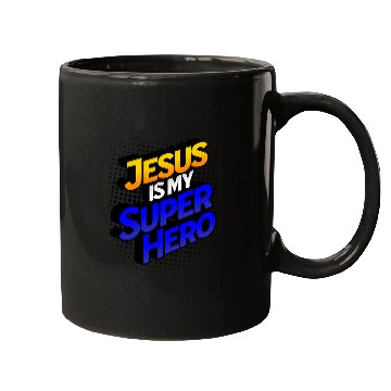Discover Book Fun Jesus Is My Superhero Comic Book Christian Mugs