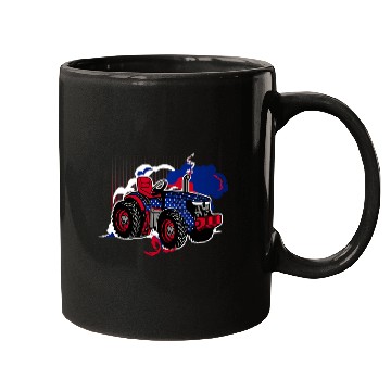 Discover Tractor Fun driving 4th of July tractor pulling or tractor pulling 1 Mugs