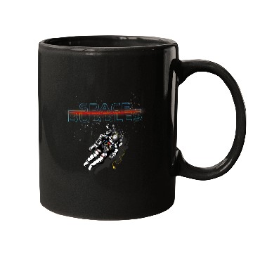 Discover Astronaut in outer space flat earth space bubbles Mugs