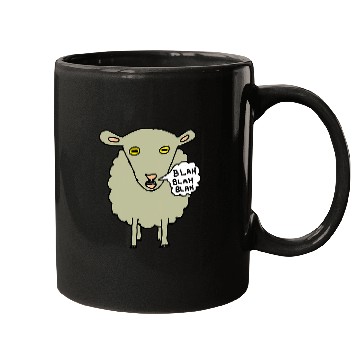 Discover Sheep Pet Blah Blah Blah Mugs