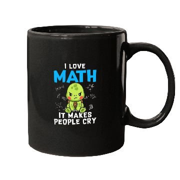 Discover Turtle Pet I Love Math It Makes People Cry Funny Math Mugs