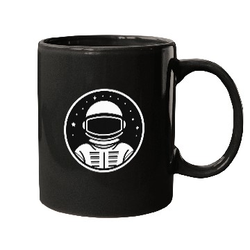 Discover Astronaut in Space Love Astronauts Minimal Design Mugs