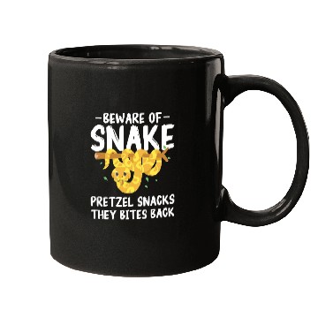 Discover Python Pet Beware Of Snake Pretzel Snacks They Bites Back Ball Python Mugs