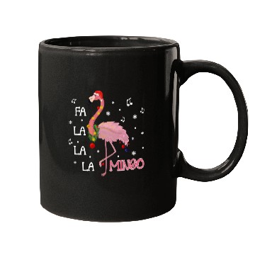 Discover Flamingo Pet Fa La La La Mingo Flamingo Santa Christmas Tree Lightings 178 Mugs