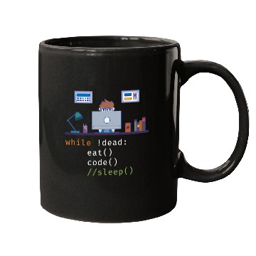 Discover Python Pet Computer Science Python Programmer Gift Eat Code Sleep Mugs