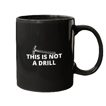Discover Woodworker Job This is Not A Drill Hammer Builder Woodworking Mens Funny Mugs