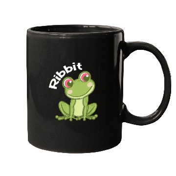 Discover Frog Pet Ribbit Cute Kawaii Frog Toad Catcher Frog Lover Mugs