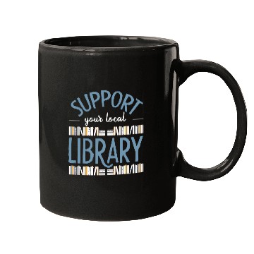Discover Book Fun Support Your Local Library Library Lover Book Reader 1 Mugs