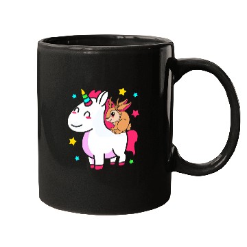 Discover Unicorn Pet Jackalope Riding Unicorn Cryptid Squad Unicorn Jackalope Mugs