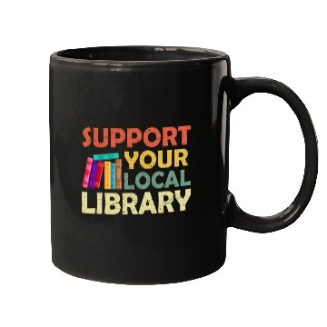 Discover Book Fun Support Your Local Library Book Readers Lovers Reading Mugs