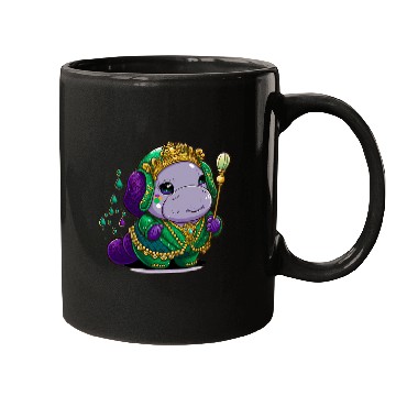 Discover Manatee Pet Mardi Gras King Queen Mugs