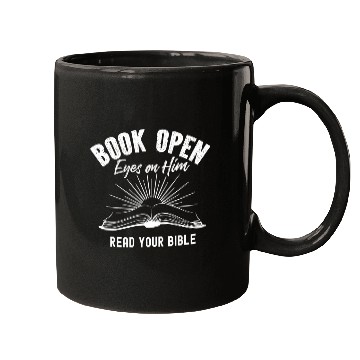 Discover Book Fun Open Eyes On Him Mugs