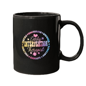Discover Intervention Teacher Team Early Intervention Therapist 4 Mugs