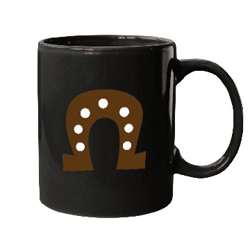 Discover Horse Pet Lucky Western Horseshoe Pattern Mugs